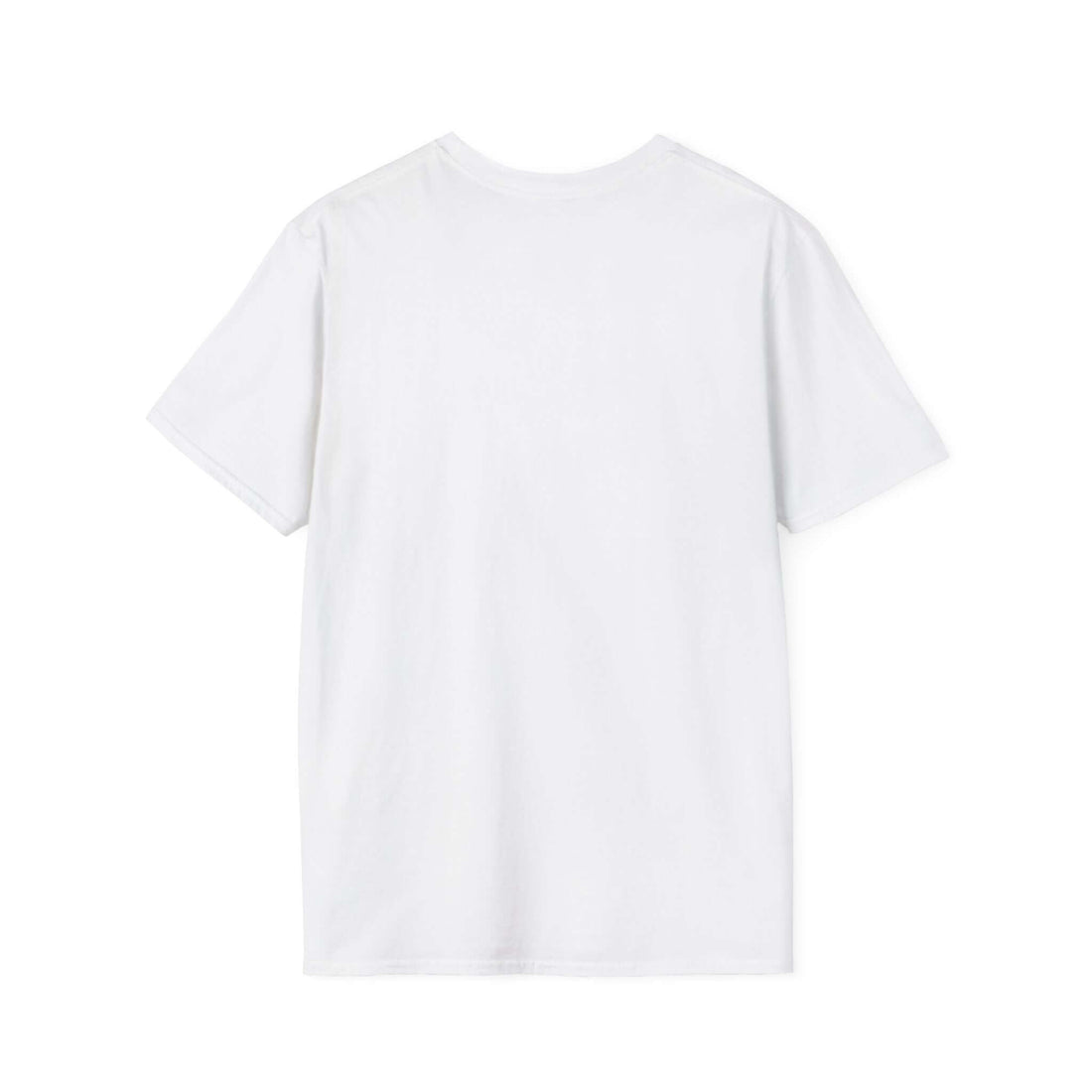 White t-shirt on a white background