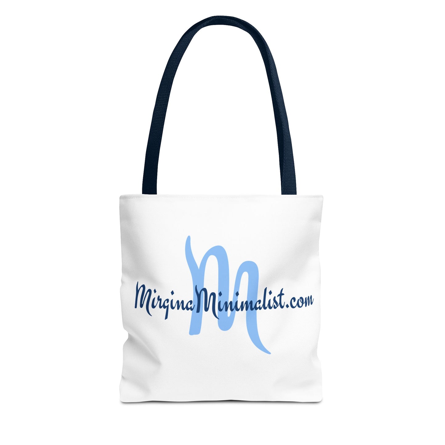Minimalist Tote Bag with Elegant Script Design, Reusable Shopping Bag, Eco-Friendly, Graphic Tote for Everyday Use, Gift for Minimalists