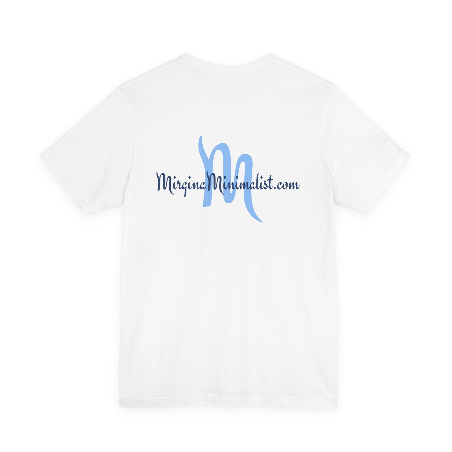 Minimalist Unisex Jersey Tee with Motivational Design, Casual Wear, Gift for Her/Him, Birthday, Relaxed Style, Everyday Fashion