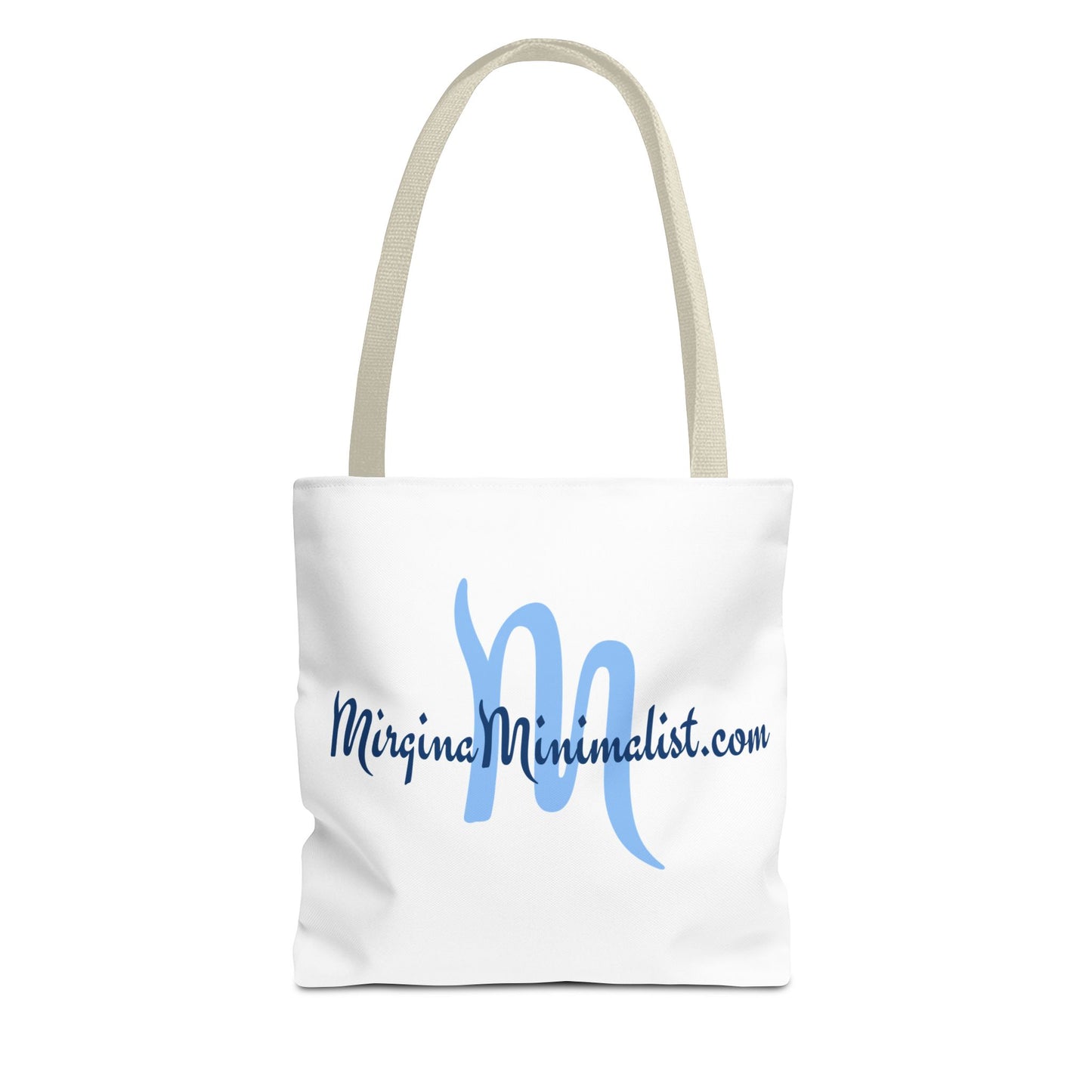 Minimalist Tote Bag with Elegant Script Design, Reusable Shopping Bag, Eco-Friendly, Graphic Tote for Everyday Use, Gift for Minimalists