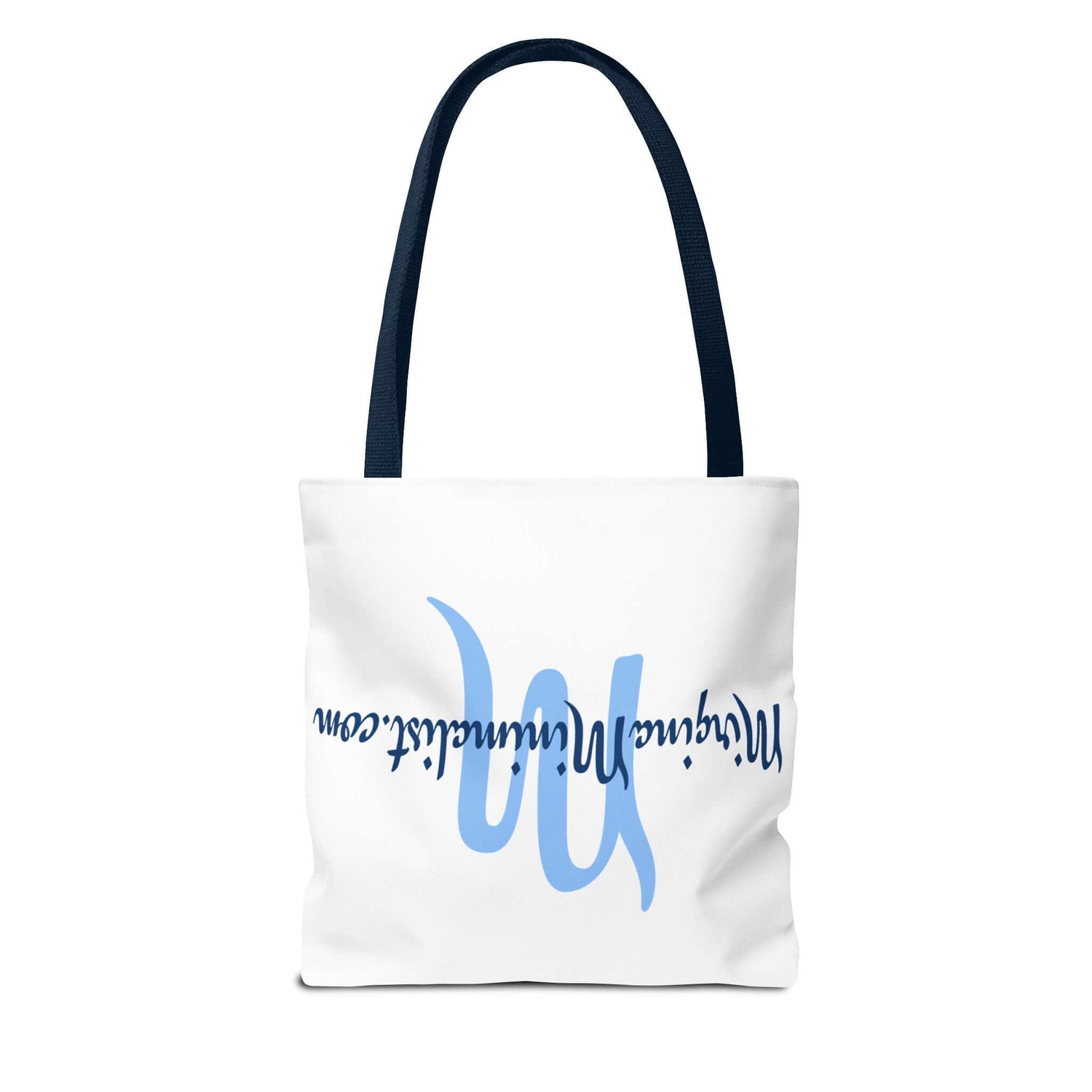 Minimalist Tote Bag with Elegant Script Design, Reusable Shopping Bag, Eco-Friendly, Graphic Tote for Everyday Use, Gift for Minimalists