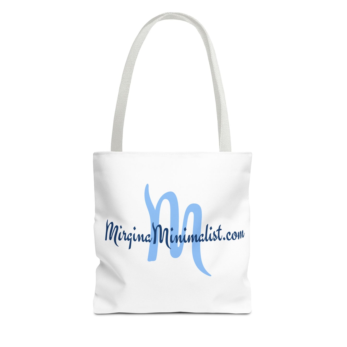 Minimalist Tote Bag with Elegant Script Design, Reusable Shopping Bag, Eco-Friendly, Graphic Tote for Everyday Use, Gift for Minimalists