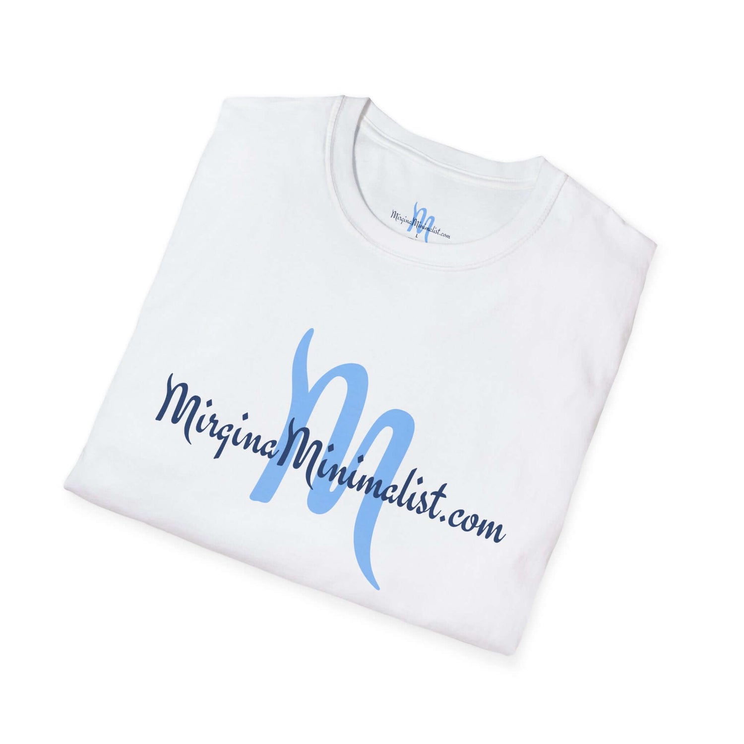 Close-up of the soft-touch jersey fabric and high-quality script printing on a premium tee.