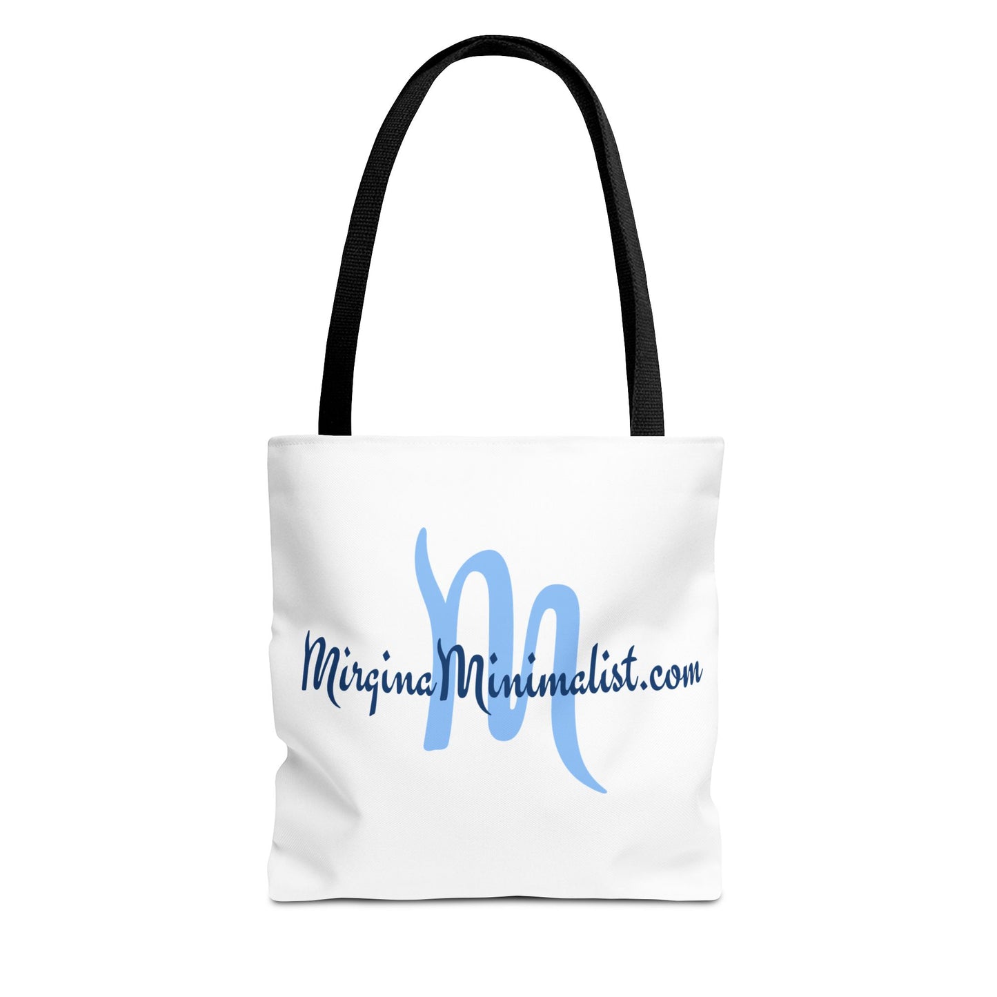 Minimalist Tote Bag with Elegant Script Design, Reusable Shopping Bag, Eco-Friendly, Graphic Tote for Everyday Use, Gift for Minimalists
