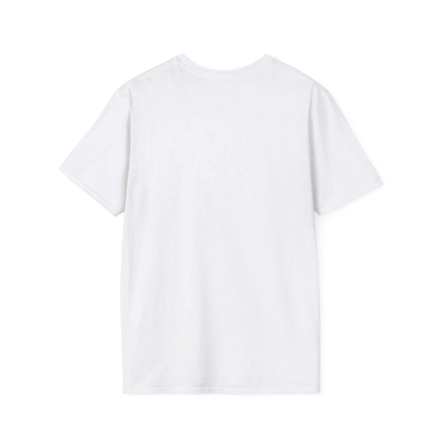 White t-shirt on a white background