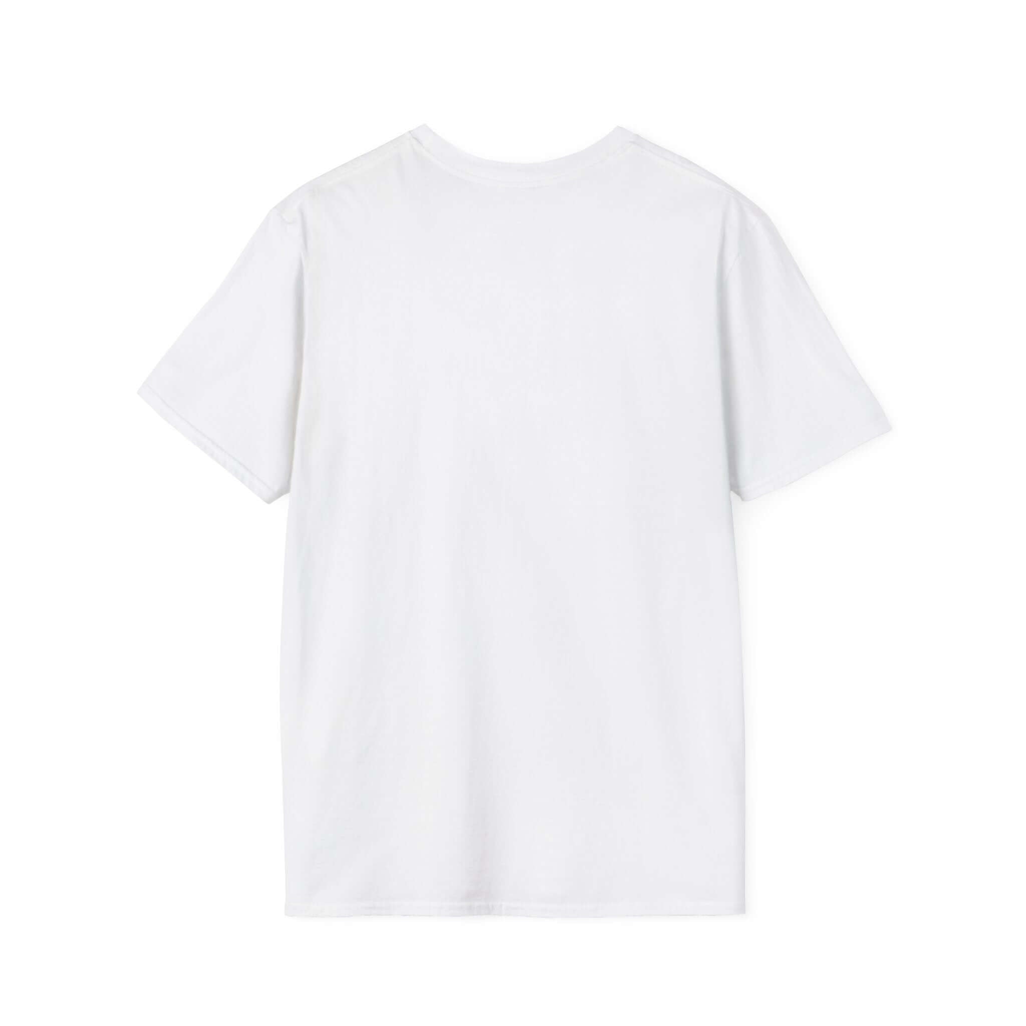 White t-shirt on a white background