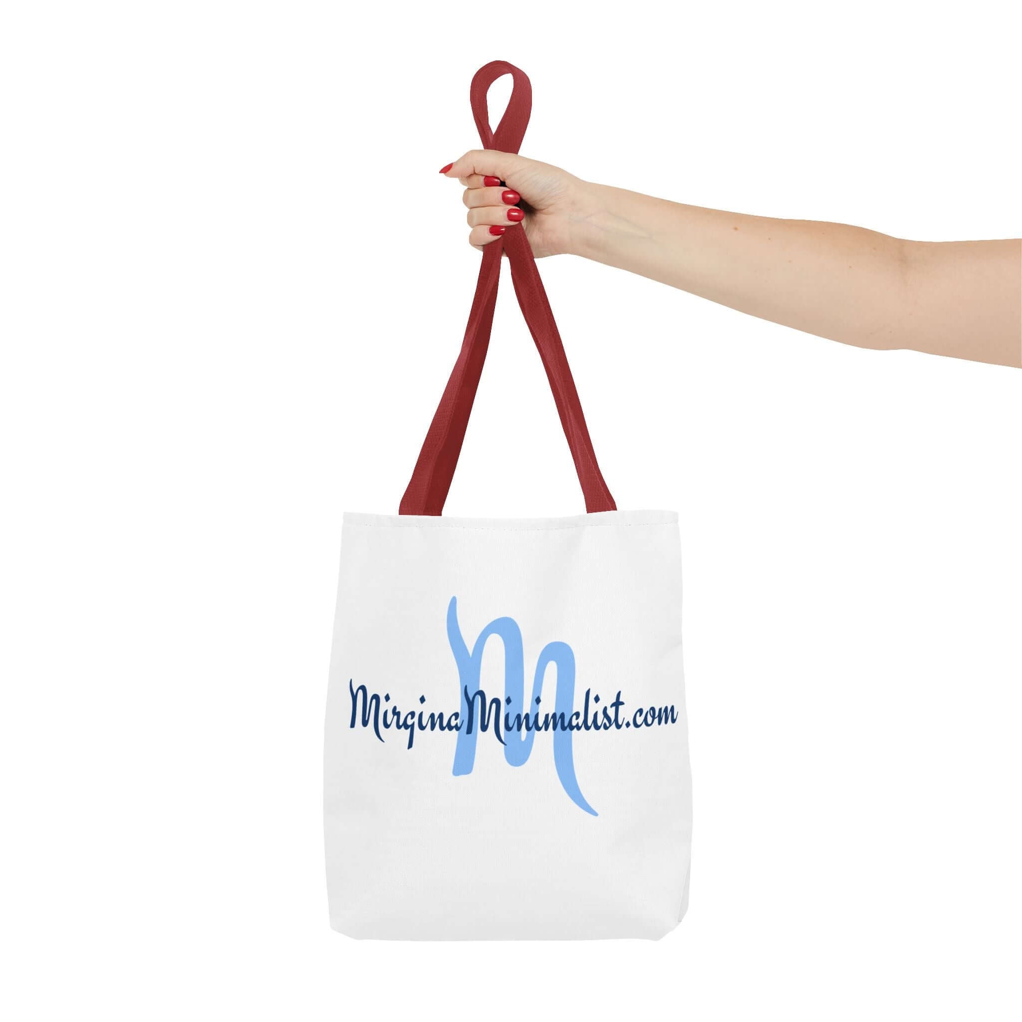 Minimalist Tote Bag with Elegant Script Design, Reusable Shopping Bag, Eco-Friendly, Graphic Tote for Everyday Use, Gift for Minimalists
