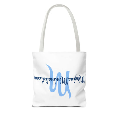 Minimalist Tote Bag with Elegant Script Design, Reusable Shopping Bag, Eco-Friendly, Graphic Tote for Everyday Use, Gift for Minimalists