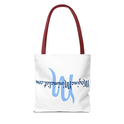 Minimalist Tote Bag with Elegant Script Design, Reusable Shopping Bag, Eco-Friendly, Graphic Tote for Everyday Use, Gift for Minimalists