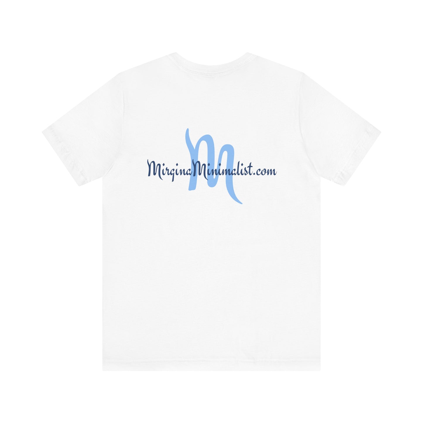 Minimalist Unisex Jersey Tee with Motivational Design, Casual Wear, Gift for Her/Him, Birthday, Relaxed Style, Everyday Fashion