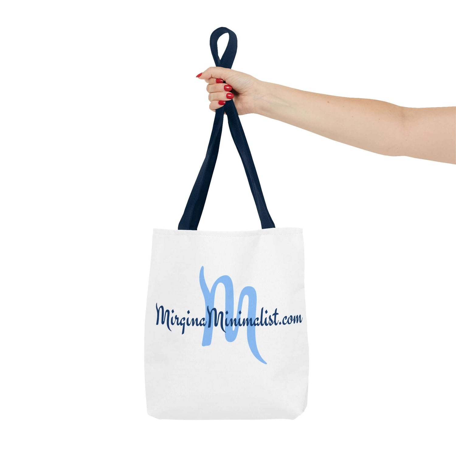 Minimalist Tote Bag with Elegant Script Design, Reusable Shopping Bag, Eco-Friendly, Graphic Tote for Everyday Use, Gift for Minimalists